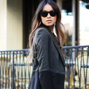 Zara Color Block Two Toned Blazer